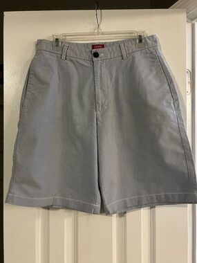 Izod Light Blue Cotton Chino Shorts